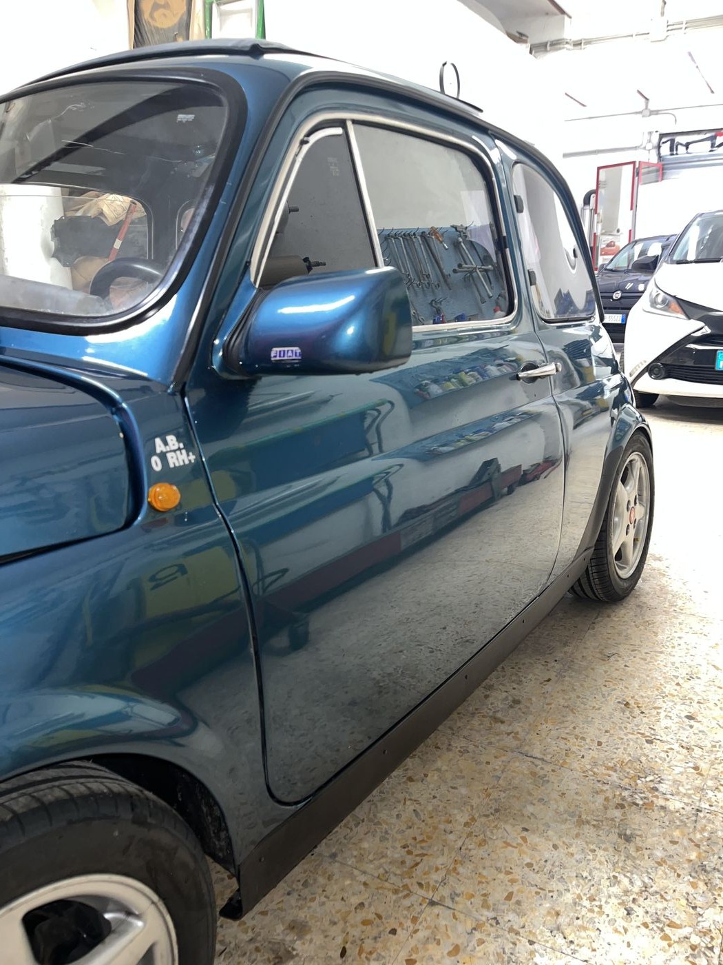 Fiat 500 epoca fiancata